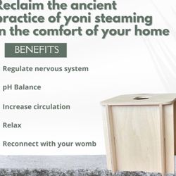 Yoni Steam Chair | Feminine Wellness Seat | Self-Care Essential 🌿