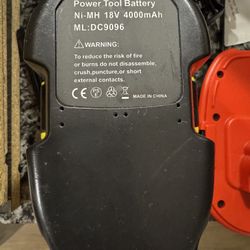 Drill Battery Plus Charger Up To 18v 