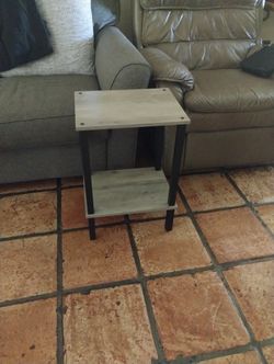 Gray And Black Table