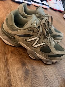 New Balance 9060 Olive Green Sneakers