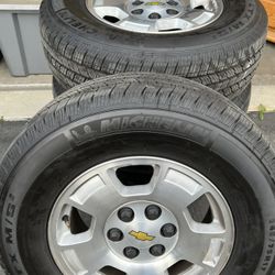 Michelin Tires & Chevy 6 Lugs Rims