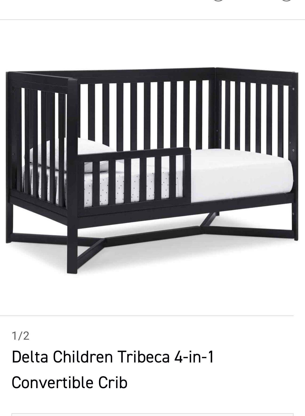Delta Children's Tribeca in Convertible Crib New In Box