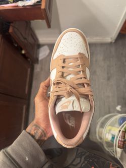 Pink And White Dunks
