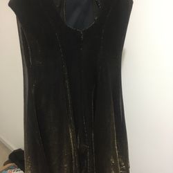 Prom Dress. Lined. Spider Back  Shimmering 