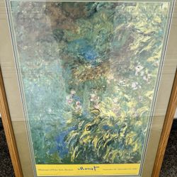 Vintage 1998 Monet Museum Of Fine Arts Framed