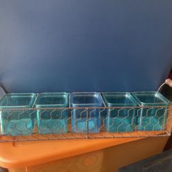 Glass Candle Holders