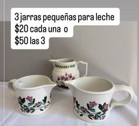 3 Jarras para leche