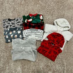 ❄️ BABY BOY WINTER BUNDLE (10 pcs) - Carter's / JJ Cole