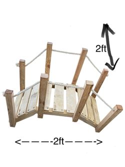 Garden bridge for decor