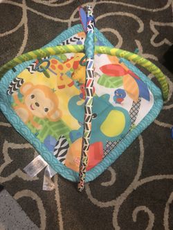 Baby mat with toys