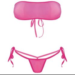 Pink Halter Baby (Exotic dancewear)