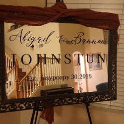Custom Wedding Mirrors