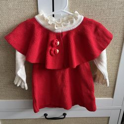 Baby Girl Knitted Dress 6-9 Months 