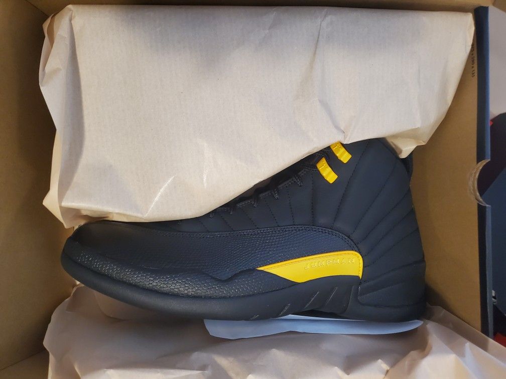 Jordan XII Black Taxi Sz 12