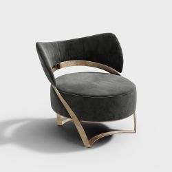 Acent Chair , Velvet , Gray  And Blue , Totally New . Ask For Prices ‼️