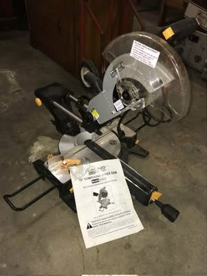 Chicago Electric Power Tools 10” Compound Miter Saw…