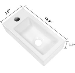 Klichae CERAMIC BATHROOM SINK