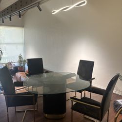 Glass Dining Table 