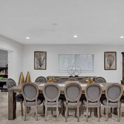 Table Plus 10 Chairs