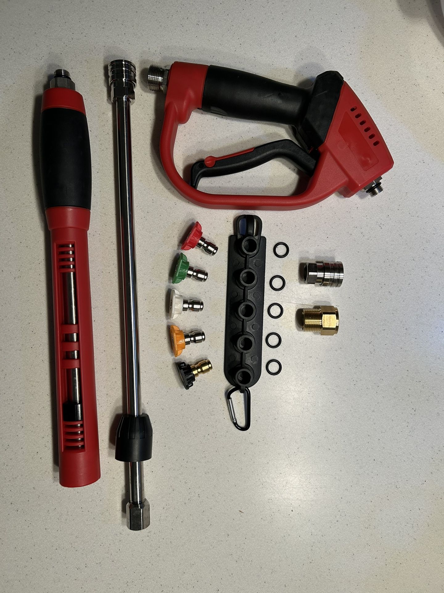 Pressure Washer Gun W/ Tips and Extension