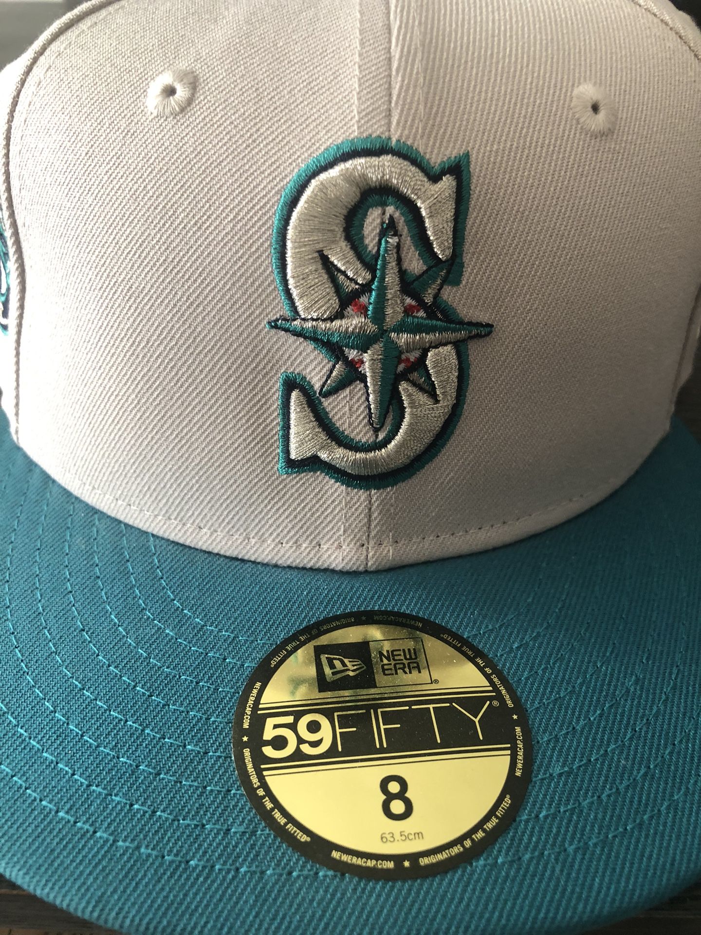 Seattle Mariners 25th Patch Size 8 Teal