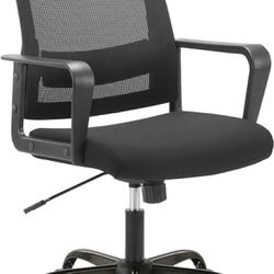 😀 CLATINA Office Chair, Mid Back Ergonomic Desk Chairs