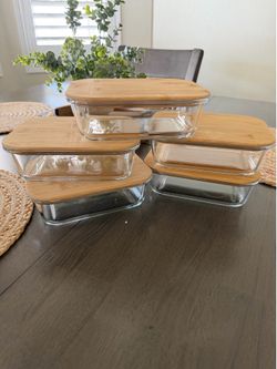 Food glass containers