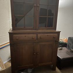 Antique Wood Hutch