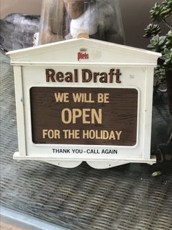 Beer sign