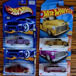 Hotwheels la troca.    Lot of 4🌞🌞🌞