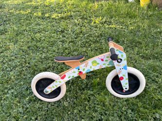 3-in-1 Wishbone Wooden Balance Bicycle And Tricycle
