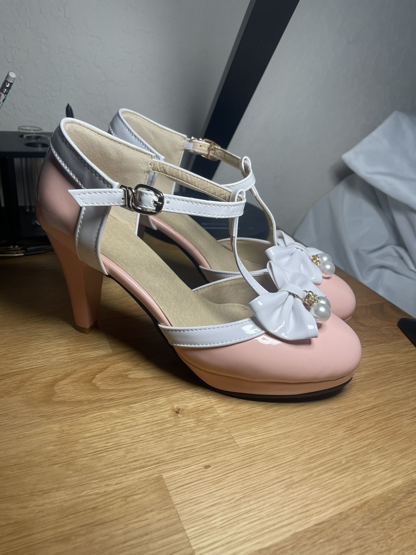 Pink Lolita Shoes / Heels
