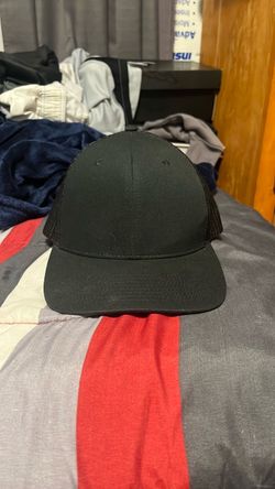 Black Trucker Snapback Hat