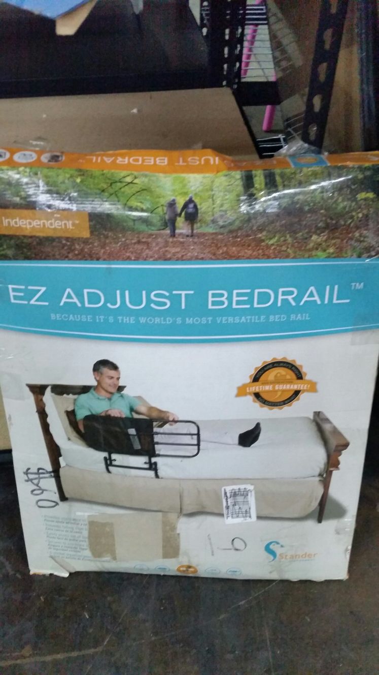 New ez adjustable bed rail