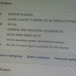 Gaming Pc 4060 Gpu I7-10700k 