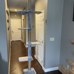 New Floor To Ceiling Cat Tower 