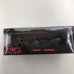 Jada The Batman & Batmobile Figures