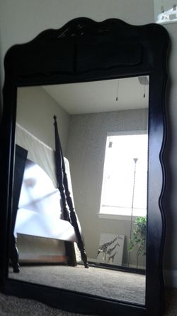 Beautiful Large Wood Mirror $75.