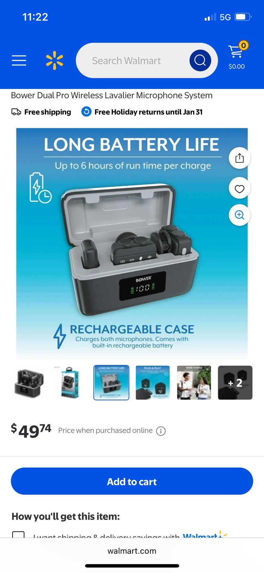 Bower Dual Pro Wireless Lavalier Microphone System