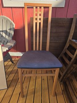 Two mcm Italian highback chairs