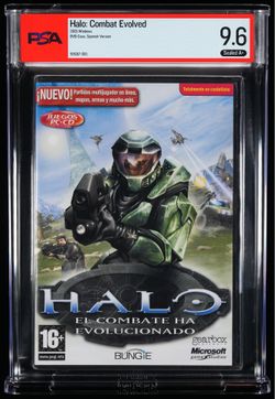 Halo Combat Evolved 2003 Windows Spanish Version PSA 9.6 A+