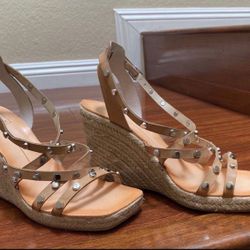 Wedge Sandals Espadrilles Size 9 