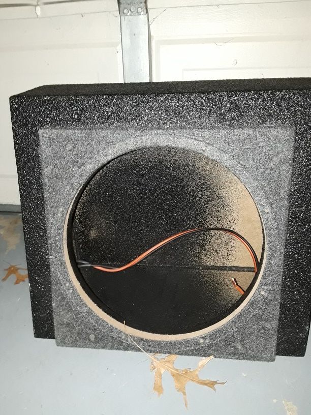 Rhino lined subwoofer box for Sale in San Antonio, TX OfferUp