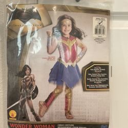 Rubie’s DC Wonder Woman Child Girl Halloween Costume Size Small 4-6