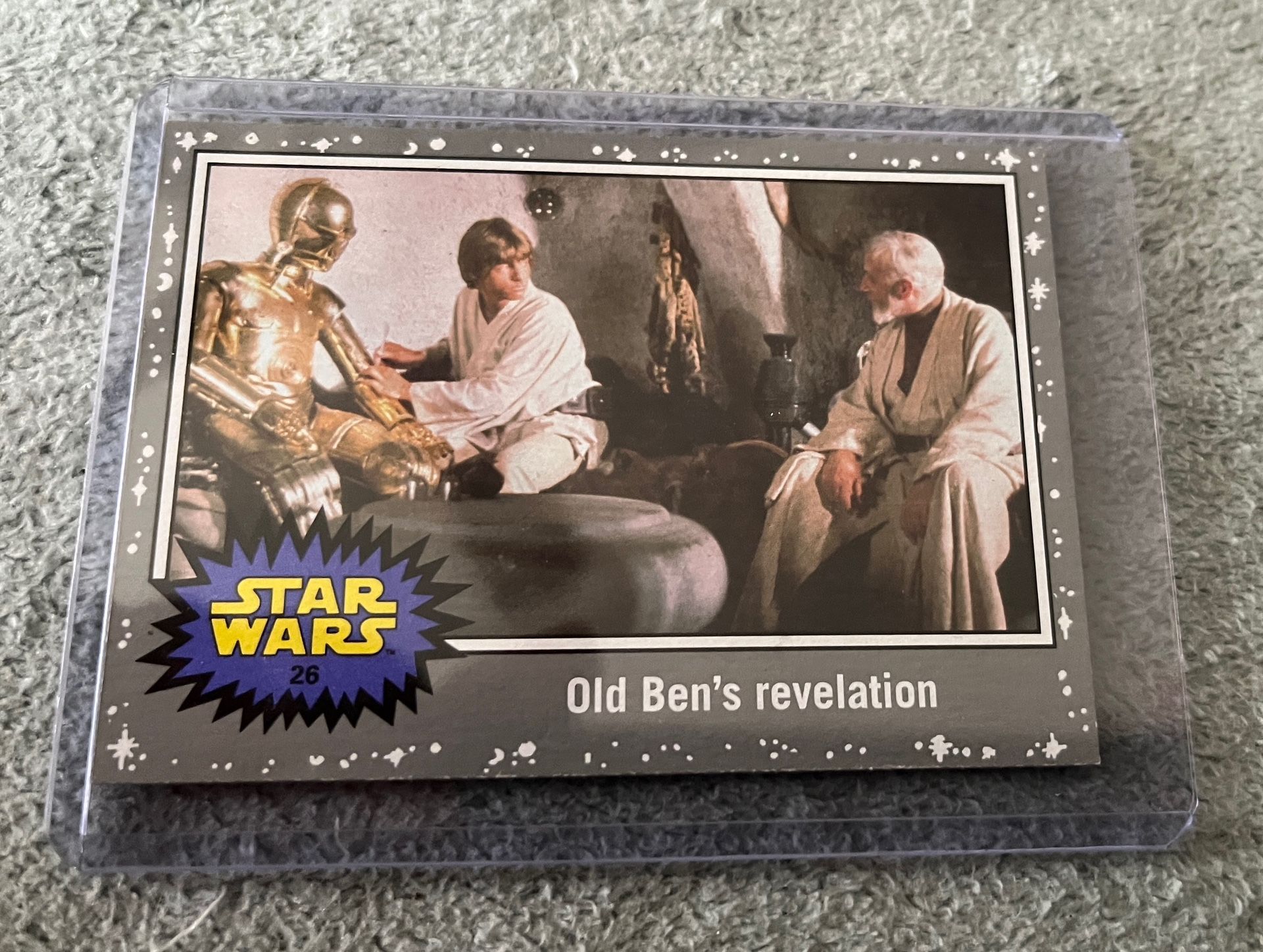 2015 Topps Star Wars Journey to The Force Awakens Old Ben's Revelation #26