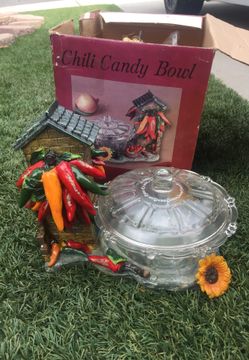 Chili candy bowl