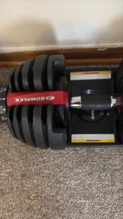 BowFlex 52lb SelecTec adjustible weights