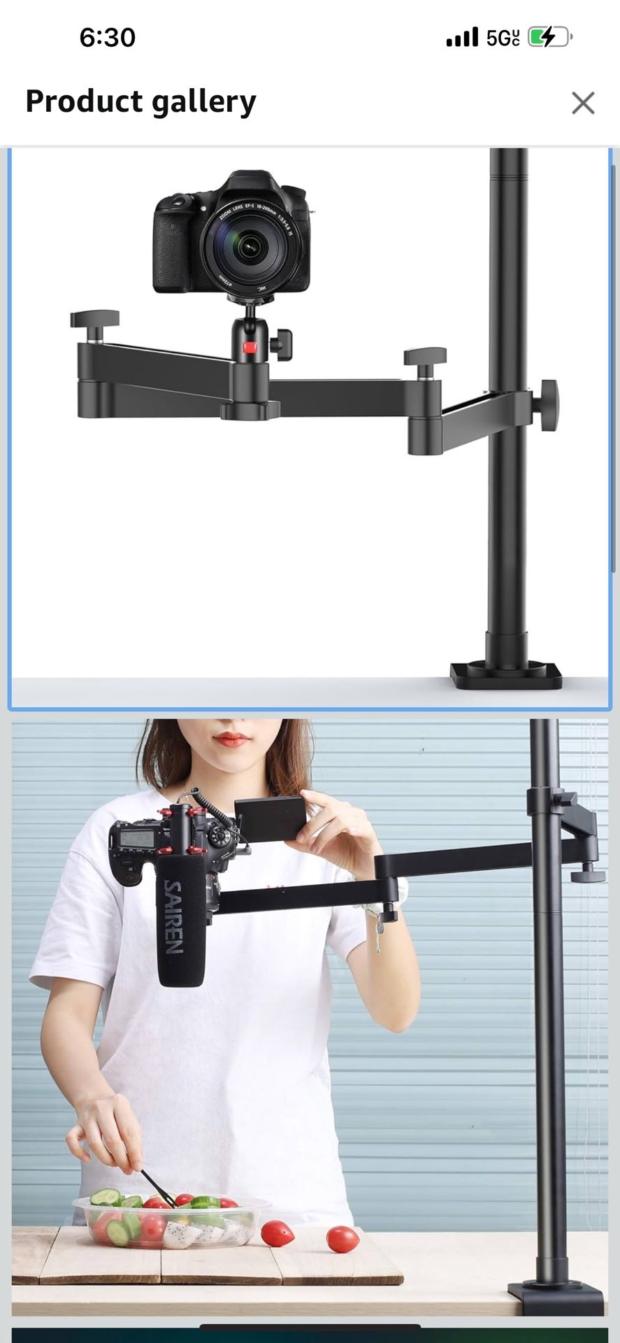 ULANZI Camera Desk Mount Stand