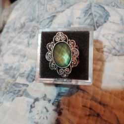 Vintage Ocean Breeze Adjustable Ring Size 8