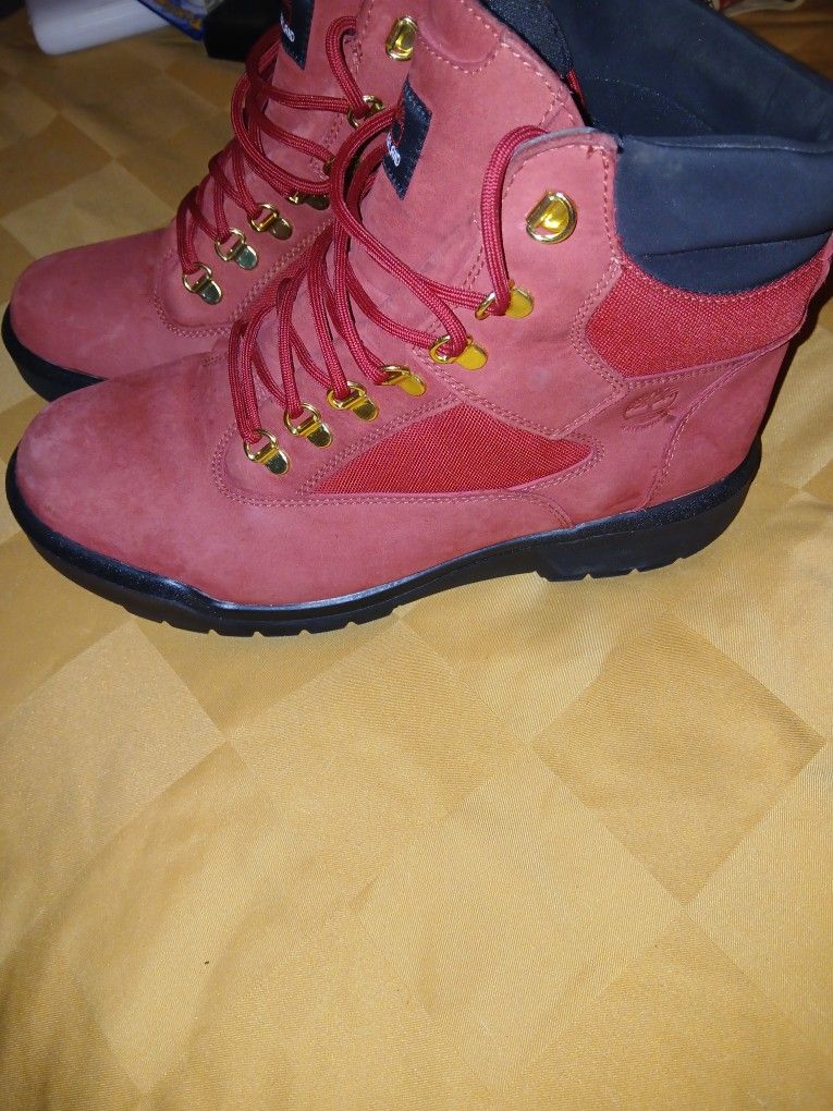 Red Timberland Boots